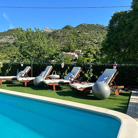 Villa Ivona With Swimming Pool And Jacuzzi Oslje Exterior foto